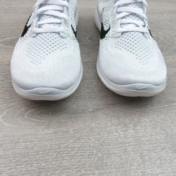 Nike Free RN Flyknit 2018 Womens Size 7.5 Running Shoes White NEW - Picture 5 of 14